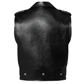 Full Grain Leather Biker vest